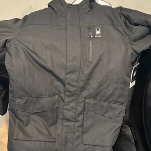 Spyder Men's Black Ski Jacket